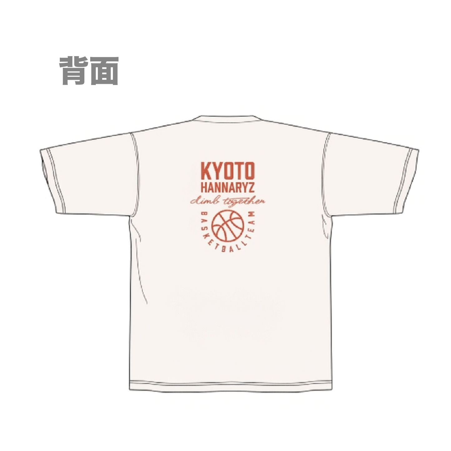 CLIMB TOGETHER バックグラフィックTシャツ