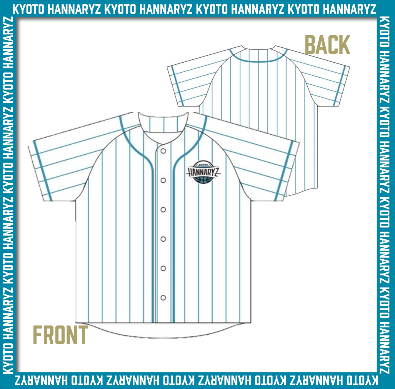 ベースボールシャツ(ホワイト) – 京都ハンナリーズ オフィシャル