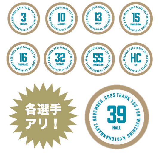 試合終了後ワッペン11月度