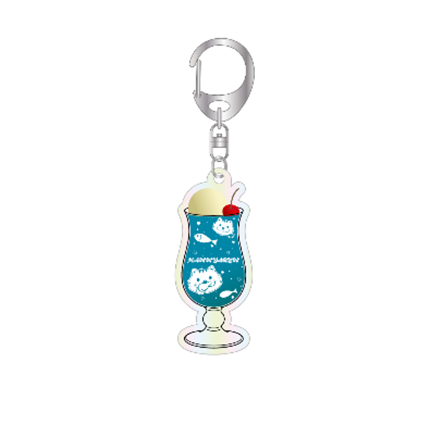【受注販売】2026-27はんニャリンサマーグッズ　オーロラアクリルキーホルダー