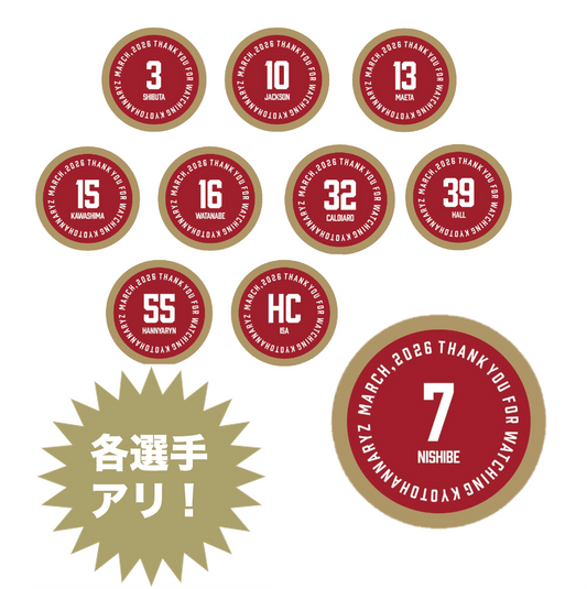 試合終了後ワッペン3月度