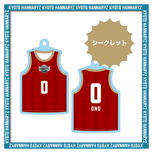 25-26 3rdユニフォームデザインアクリルキーホルダー