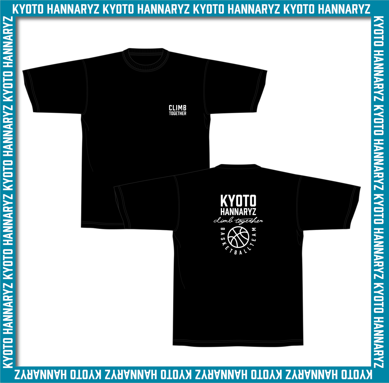 CLIMB TOGETHER バックグラフィックTシャツ
