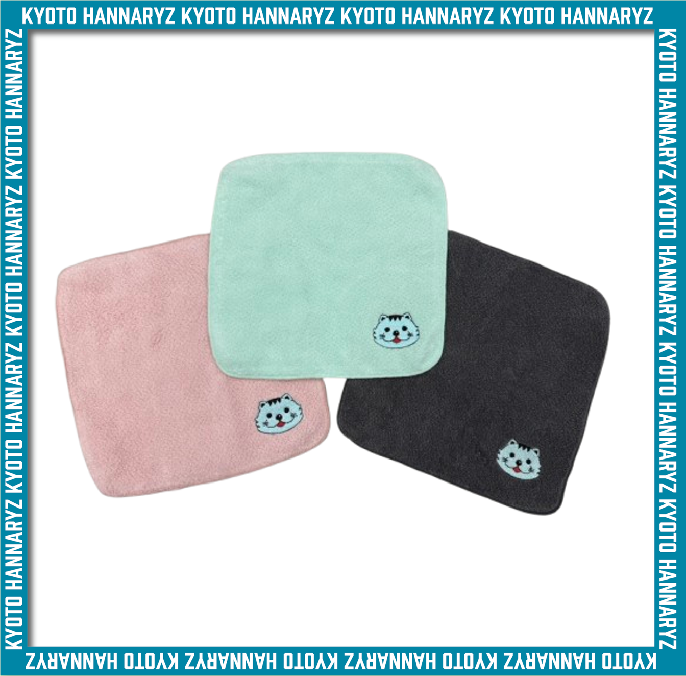 はんニャリン今治刺繍ミニタオル(NEWカラー)