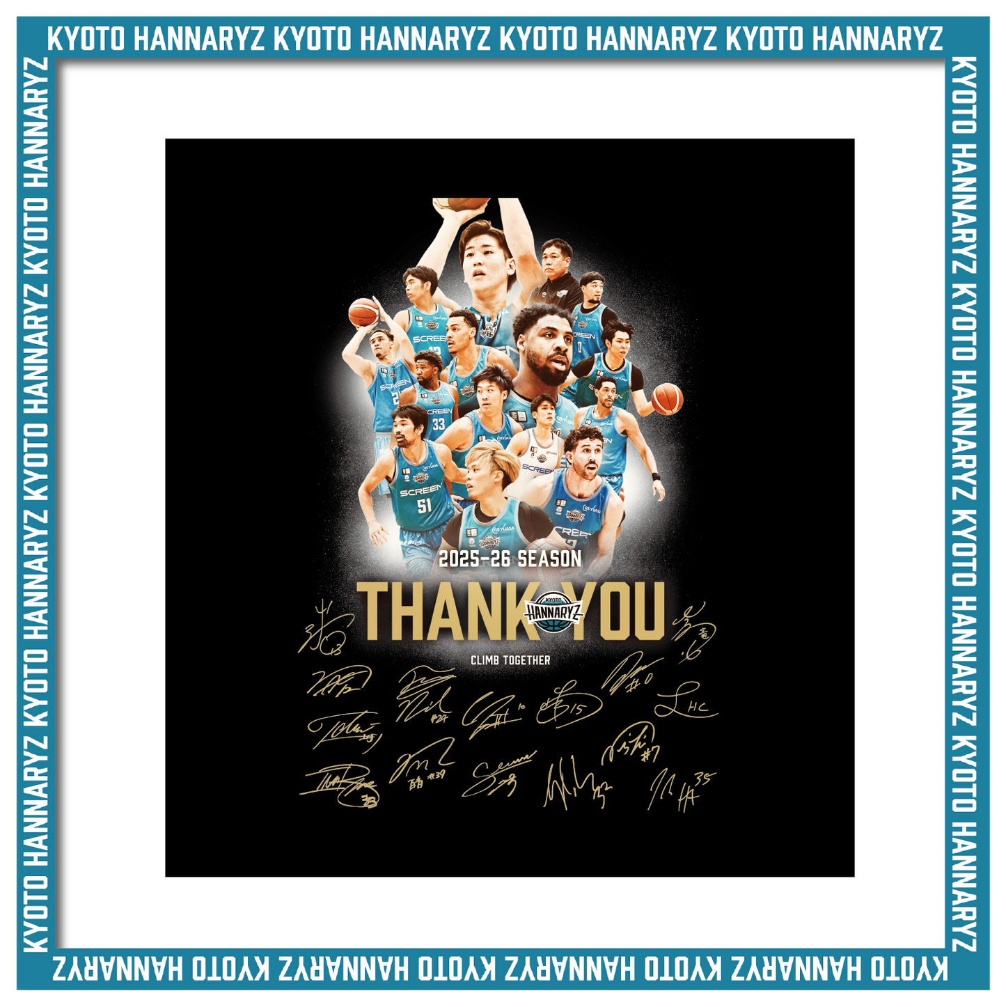 【受注販売】2025‐26 THANKSメモリアルTシャツ