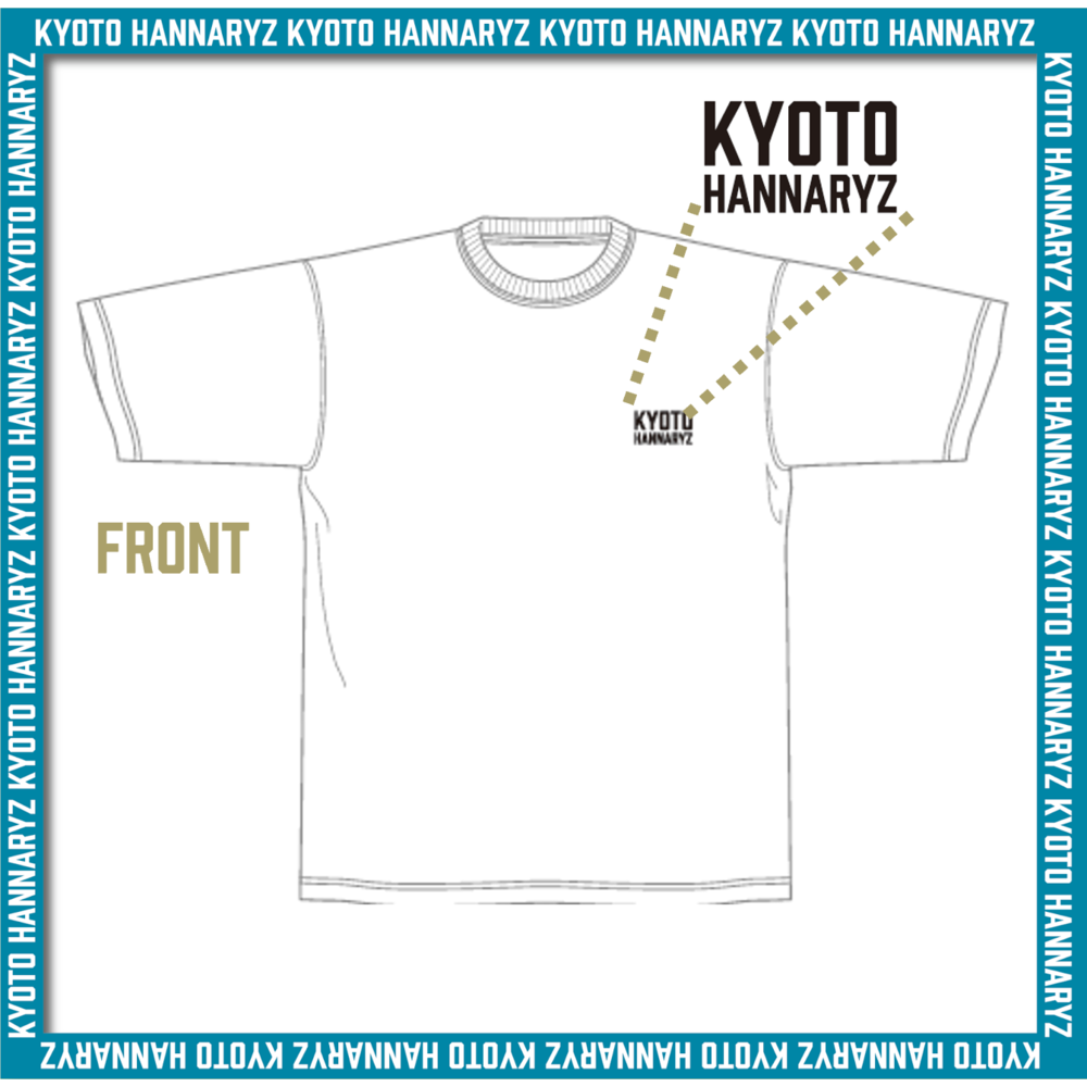 Tシャツ（KYOTO碁盤）