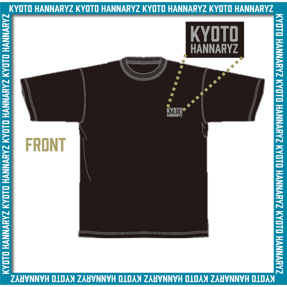 Tシャツ（KYOTO碁盤）