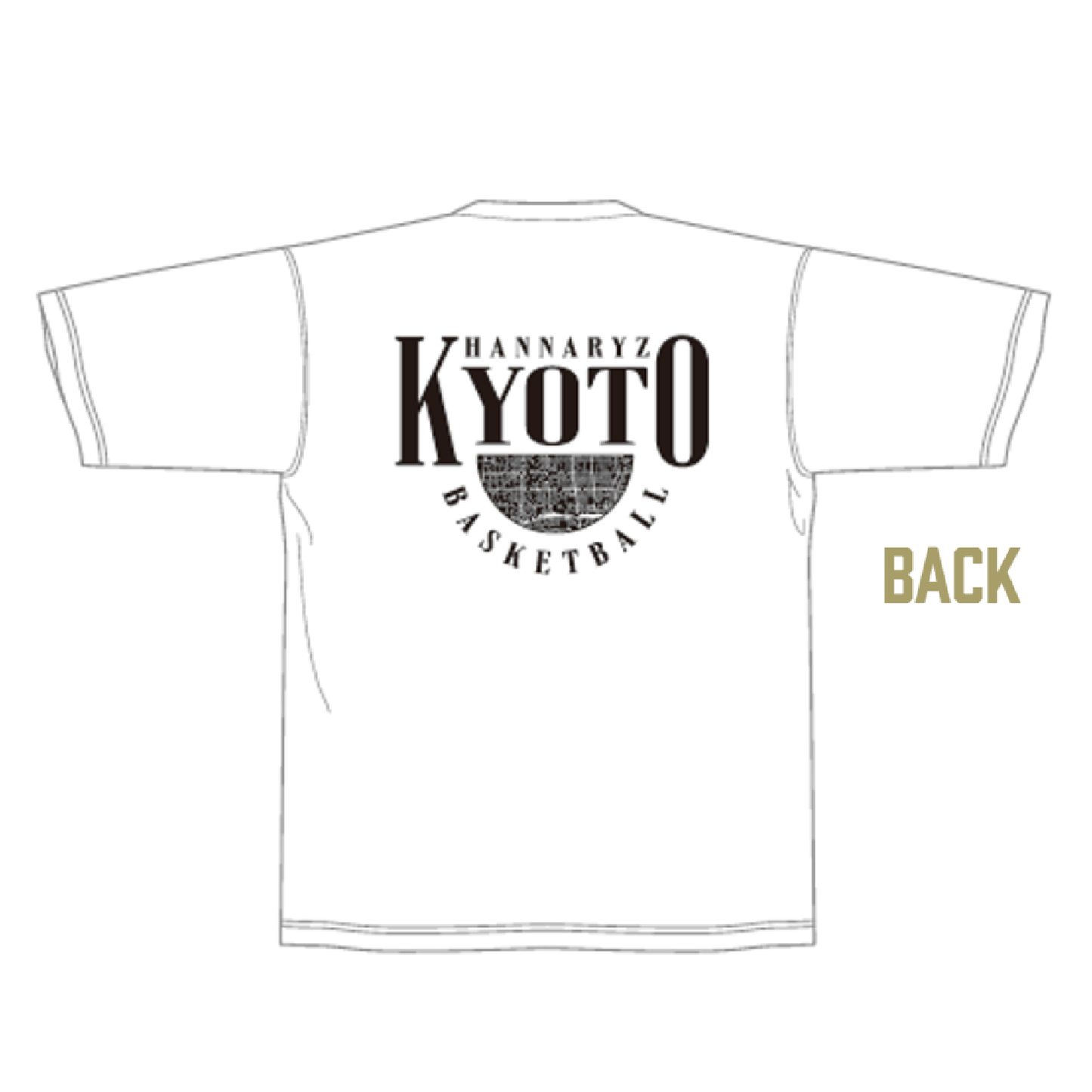 Tシャツ（KYOTO碁盤）