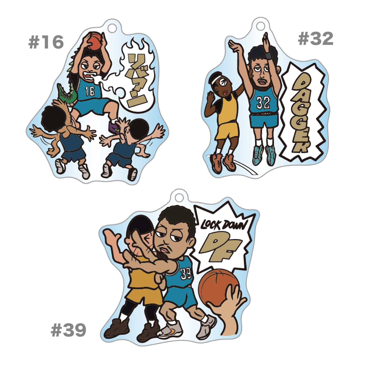 2025-26選手イラストアクリルキーホルダー