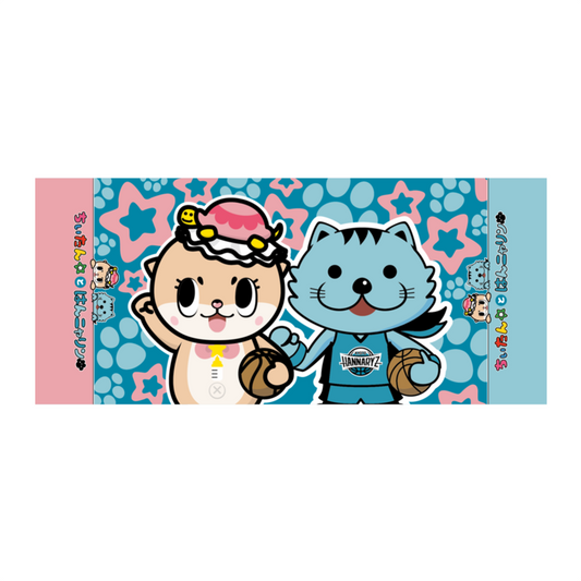 ちぃたん×はんニャリン　フェイスタオル